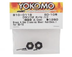 Yokomo Brass Clamp Mount Wheel Hub (4.0mm) -Yoko Parts Store yokb10 011b 1