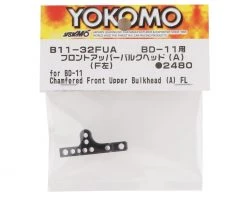 Yokomo BD11 Aluminum Front Upper Bulkhead (A) -Yoko Parts Store yokb11 32fua 1