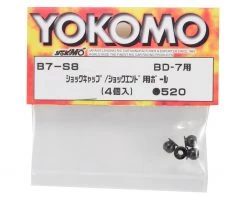 Yokomo BD7 Shock Cap Pivot Ball (4) -Yoko Parts Store yokb7 s8a 1