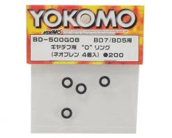 Yokomo Gear Differential O-Ring (4) (Neoprene/Black) -Yoko Parts Store yokbd 500gob 1