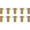 Yokomo 3x6mm Brass Flat Head Screws (10)