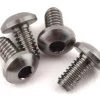 Yokomo 2x4mm High Precision Titanium Button Head Screw (4)