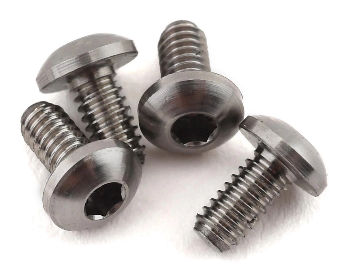 Yokomo 2x4mm High Precision Titanium Button Head Screw (4) 1 Yokomo 2x4mm High Precision Titanium Button Head Screw (4)