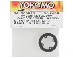 Yokomo Gear Differential 40T Ring Gear (for S4-503D16) -Yoko Parts Store yoks4 503r16a 1