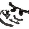 Yokomo YD-2S Aluminum Adjustable Body Mount/Shock Tower Set (Black)