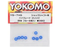 Yokomo High Grade Silicone Shock O-Ring Set (Blue) (8) -Yoko Parts Store yokys 7hg2 1