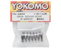 Yokomo Big Bore Front Shock Spring Set (Pink) -Yoko Parts Store yokys a800 1