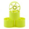 Yokomo 1/12 Front Wheel (Yellow) (4)