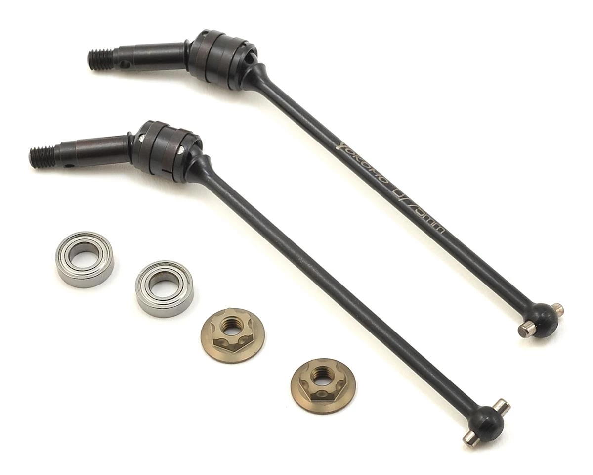 Yokomo YZ-4 Front Double Joint Universal Driveshaft w/Bearings (2) 1 Yokomo YZ-4 Front Double Joint Universal Driveshaft w/Bearings (2)