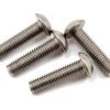 Yokomo 3x12mm Titanium Button Head Screw (4)